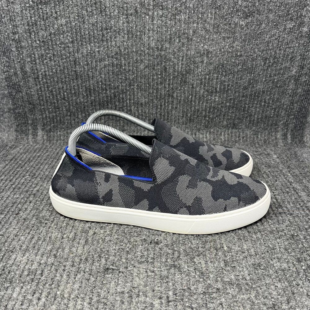 Rothy’s The Original‎ Slip On Sneaker Grey Camo Knit Casual Flat Women’s Size 11